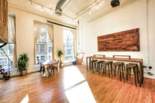 a living space in the farm soho nyc