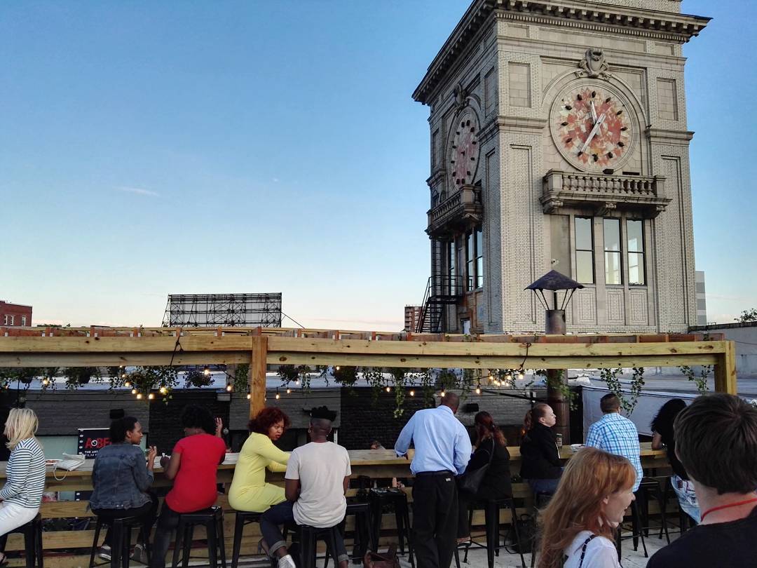 the rooftop at BKLYN commons in flatbush