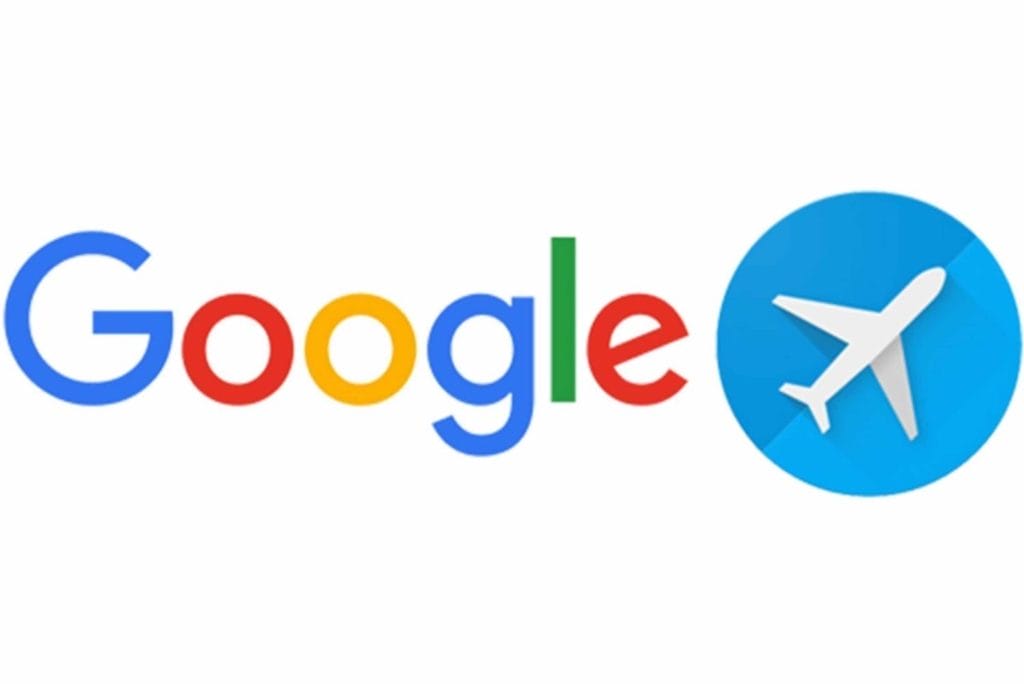 Google Flights logo, symbolizing a resource for securing budget-friendly air travel options.