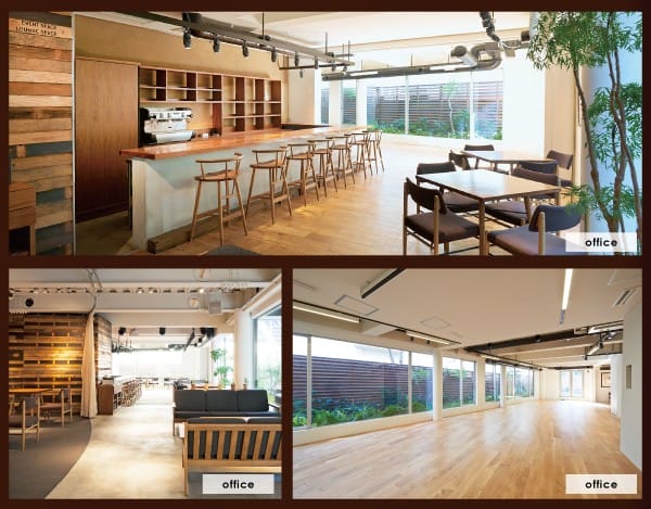 Before and after images showcasing the transformation of a restaurant's interior design and ambiance.