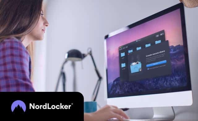 section image 30% off the NordLocker Business encrypted cloud